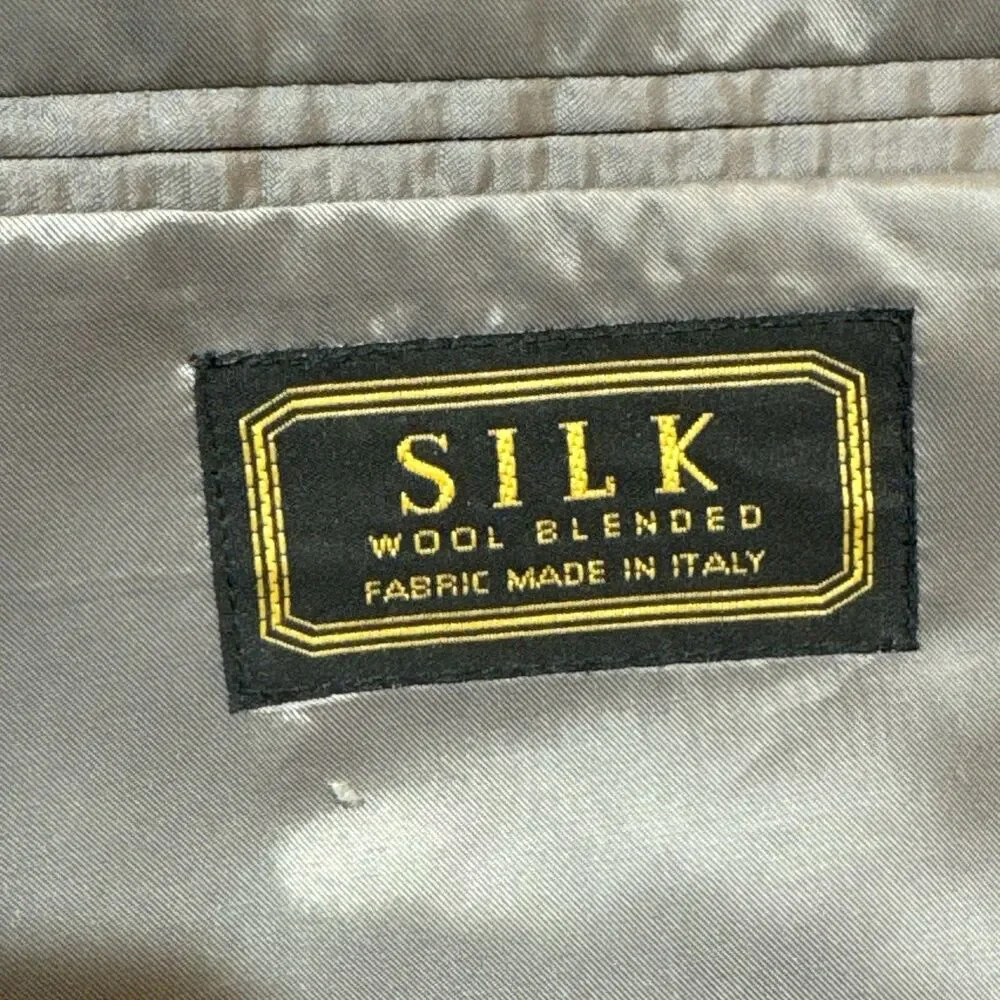Houndstooth Silk Wool Luxury‎ Sport Coat 42R – Tailors Row Deansgate
